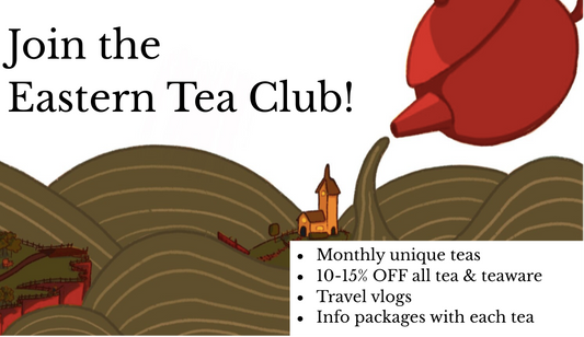 Advertisement for the Eastern Tea Club tea subscription box