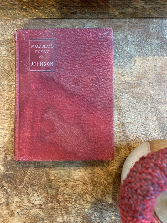 MacAulay’s Essay on Johnson