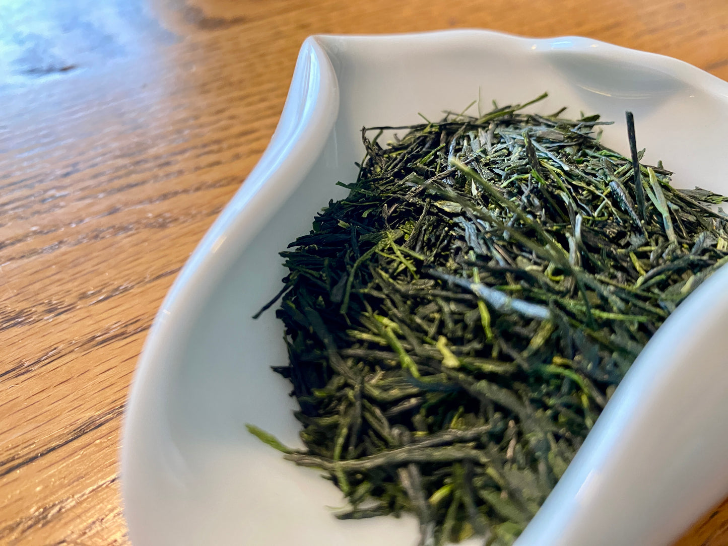 Close up of Japanese Uji Green Tea